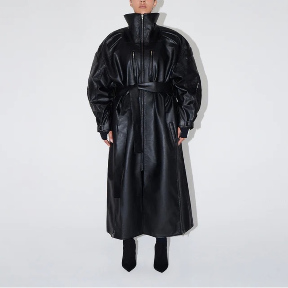 Khy Faux Leather Trenchcoat (Large) - Kylie Jenner